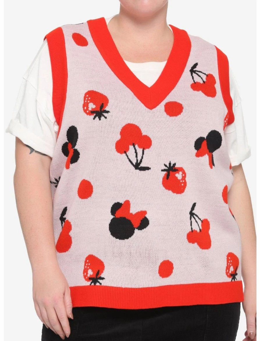 * Outerwear | Hunivers Her Universe Disney Minnie Mouse Fruit Sweater Vest Plus Size