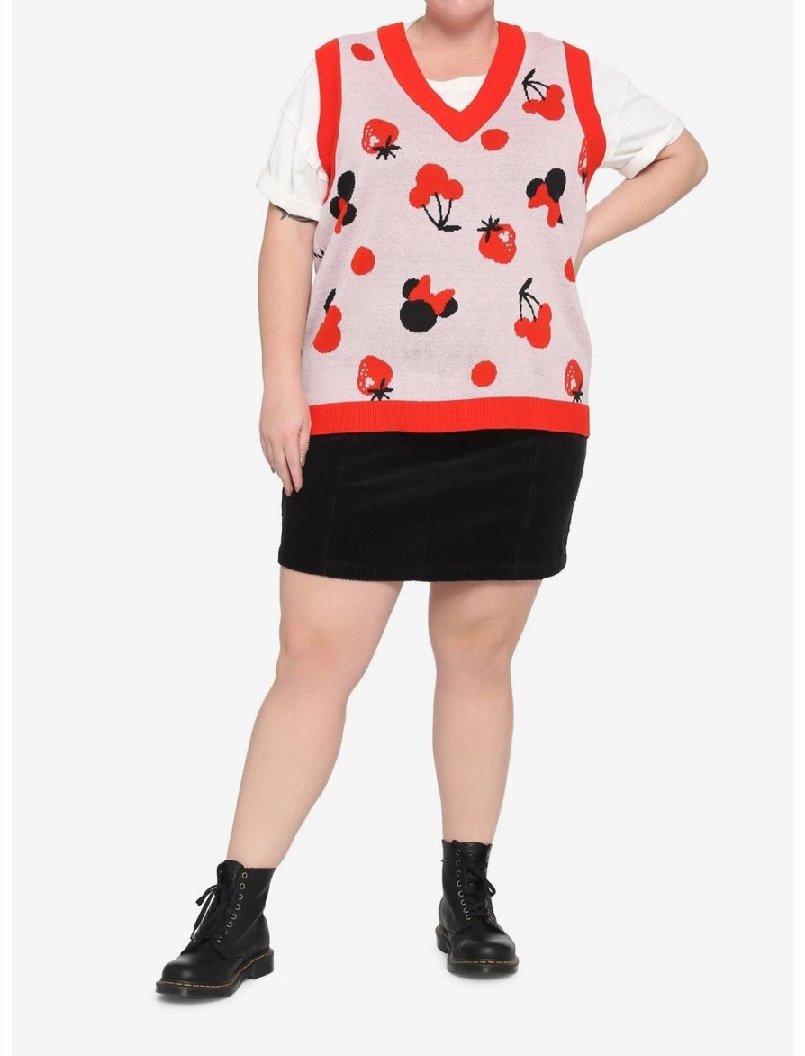 * Outerwear | Hunivers Her Universe Disney Minnie Mouse Fruit Sweater Vest Plus Size