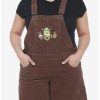 * Bottoms | Hunivers Shrek Embroidered Corduroy Shortalls Plus Size