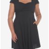 * Dresses | Hunivers Black Retro Sweetheart Dress Plus Size