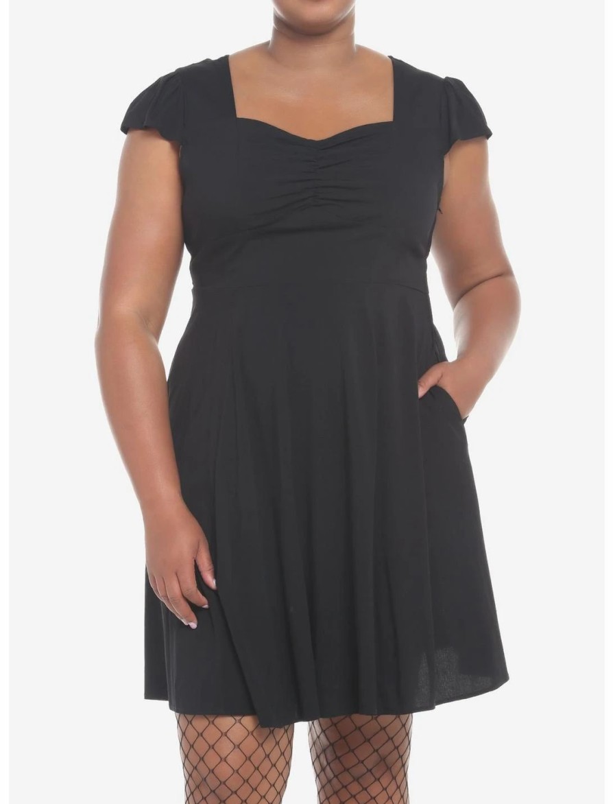 * Dresses | Hunivers Black Retro Sweetheart Dress Plus Size