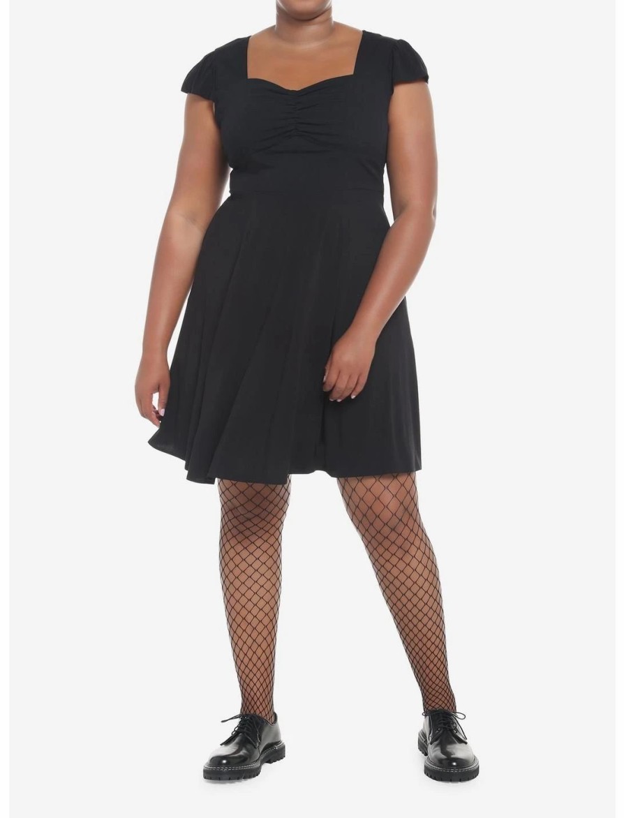 * Dresses | Hunivers Black Retro Sweetheart Dress Plus Size