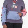 * Hoodies And Sweatshirts | Hunivers Her Universe Studio Ghibli Kiki'S Delivery Service Color-Block Hoodie Plus Size