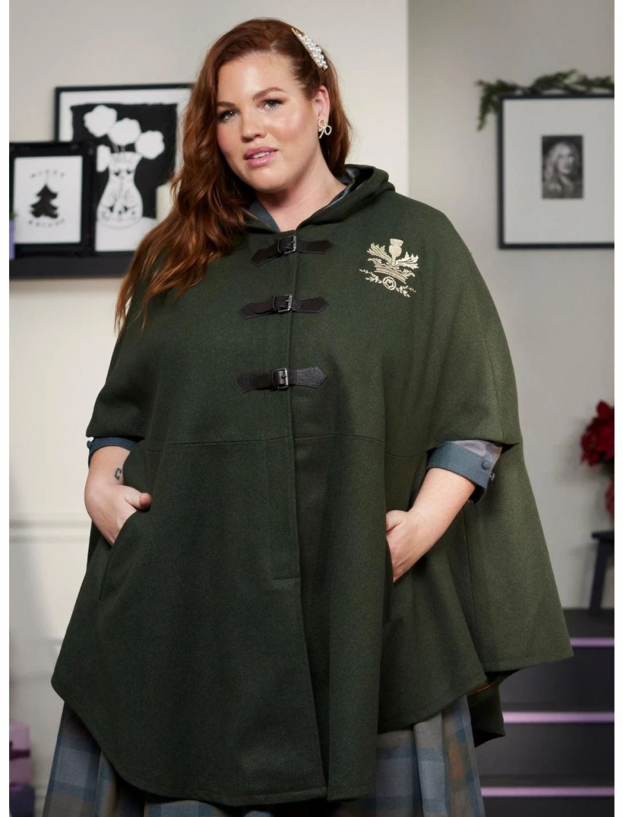 * Outerwear | Hunivers Her Universe Outlander Hooded Cape Plus Size