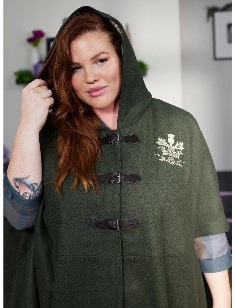 * Outerwear | Hunivers Her Universe Outlander Hooded Cape Plus Size