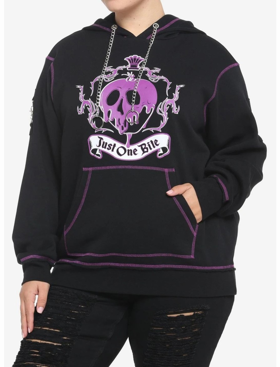 * Hoodies And Sweatshirts | Hunivers Disney Villains Snow White And The Seven Dwarfs Just One Bite Hoodie Plus Size