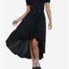 * Dresses | Null Black Babydoll Lace-Up Midi Dress