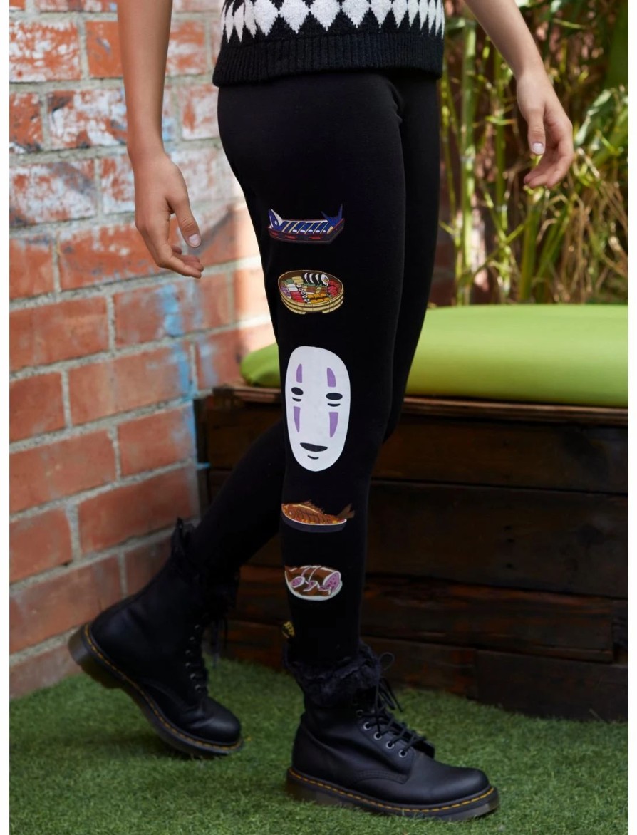 * Bottoms | Hunivers Studio Ghibli No-Face Food Leggings