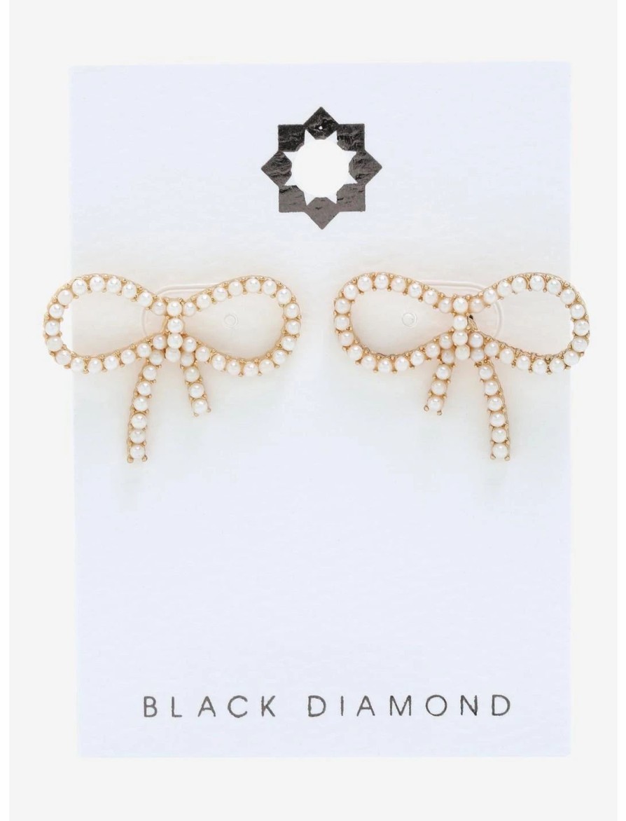 * Jewelry | Null Pearl Bow Stud Earrings