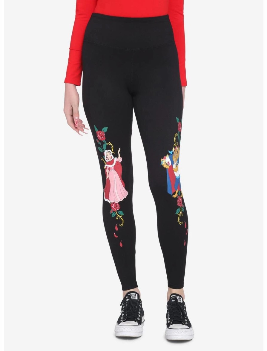 * Bottoms | Hunivers Disney Beauty & The Beast Rose Leggings