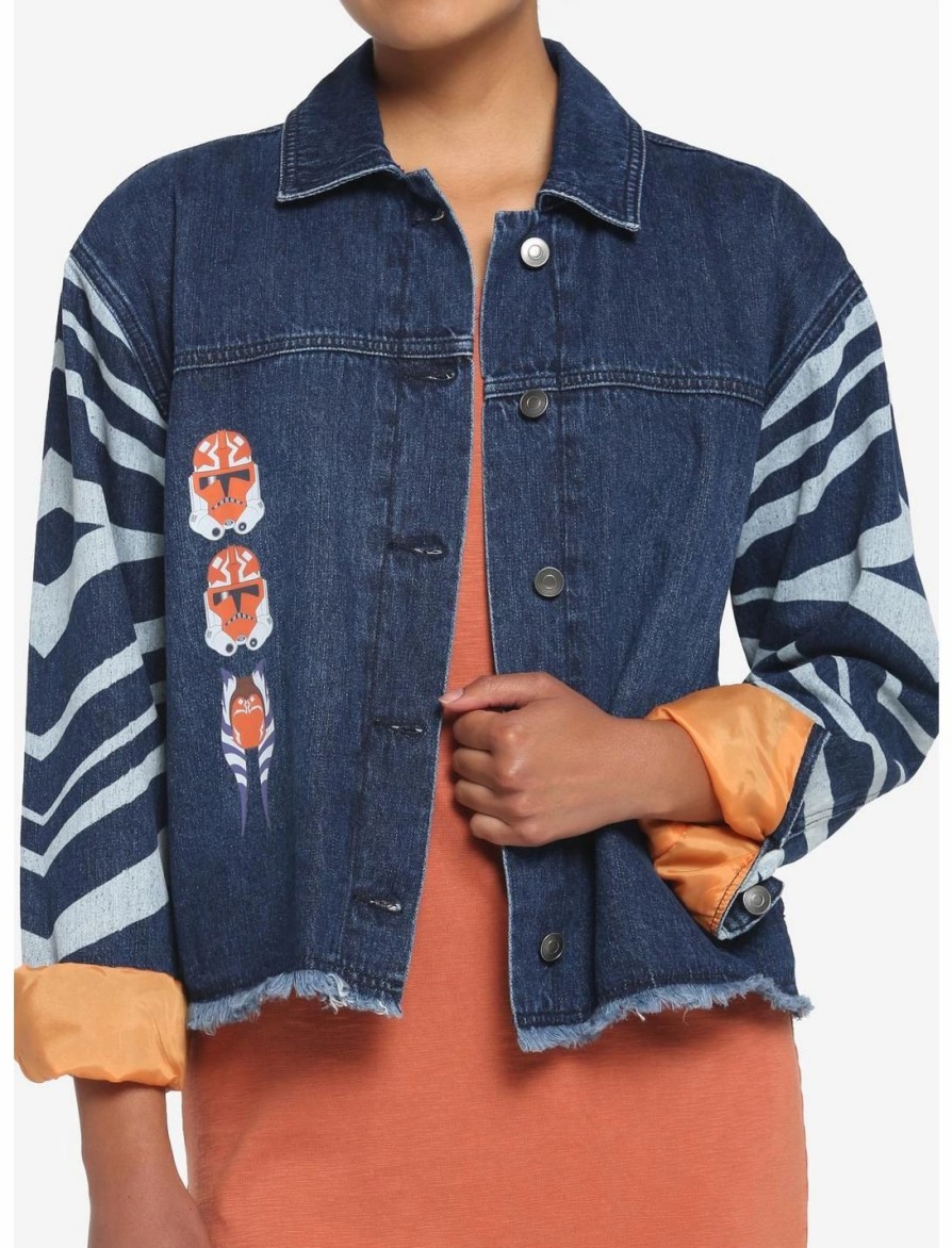 * Outerwear | Hunivers Her Universe Star Wars Ahsoka Tano Clone Trooper Denim Jacket