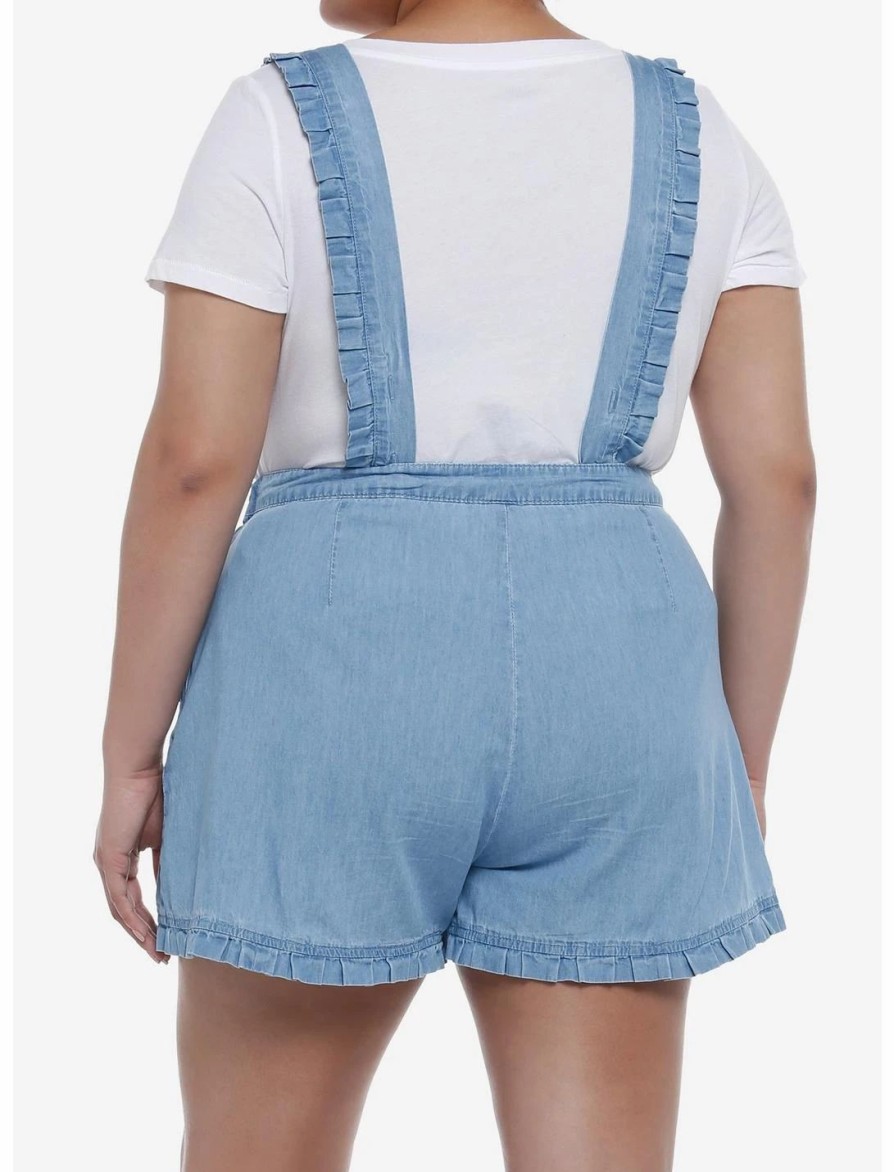 * Bottoms | Hunivers Disney Bambi Ruffle Denim Shortalls Plus Size