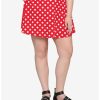 * Bottoms | Hunivers Red & White Polka Dot Skirt Plus Size