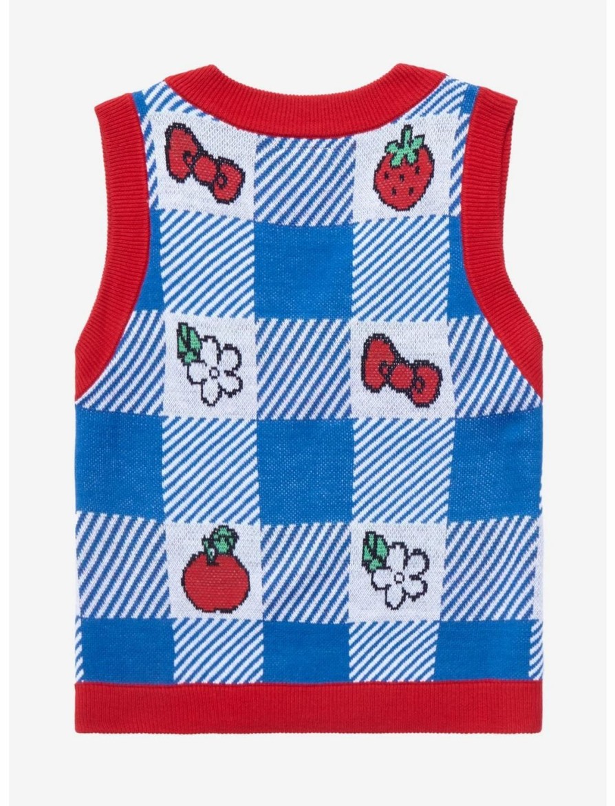 * Outerwear | Hunivers Hello Kitty And Friends Kawaii Icons Gingham Vest