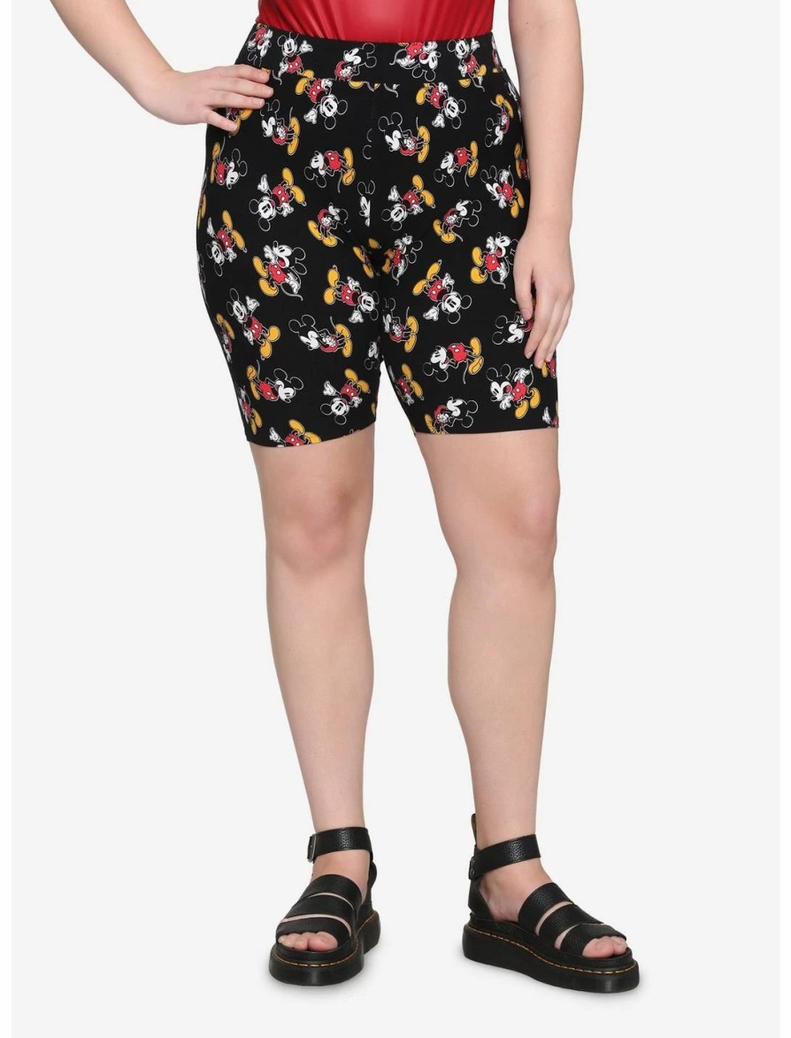 * Bottoms | Hunivers Disney Mickey Mouse Poses Bike Shorts Plus Size