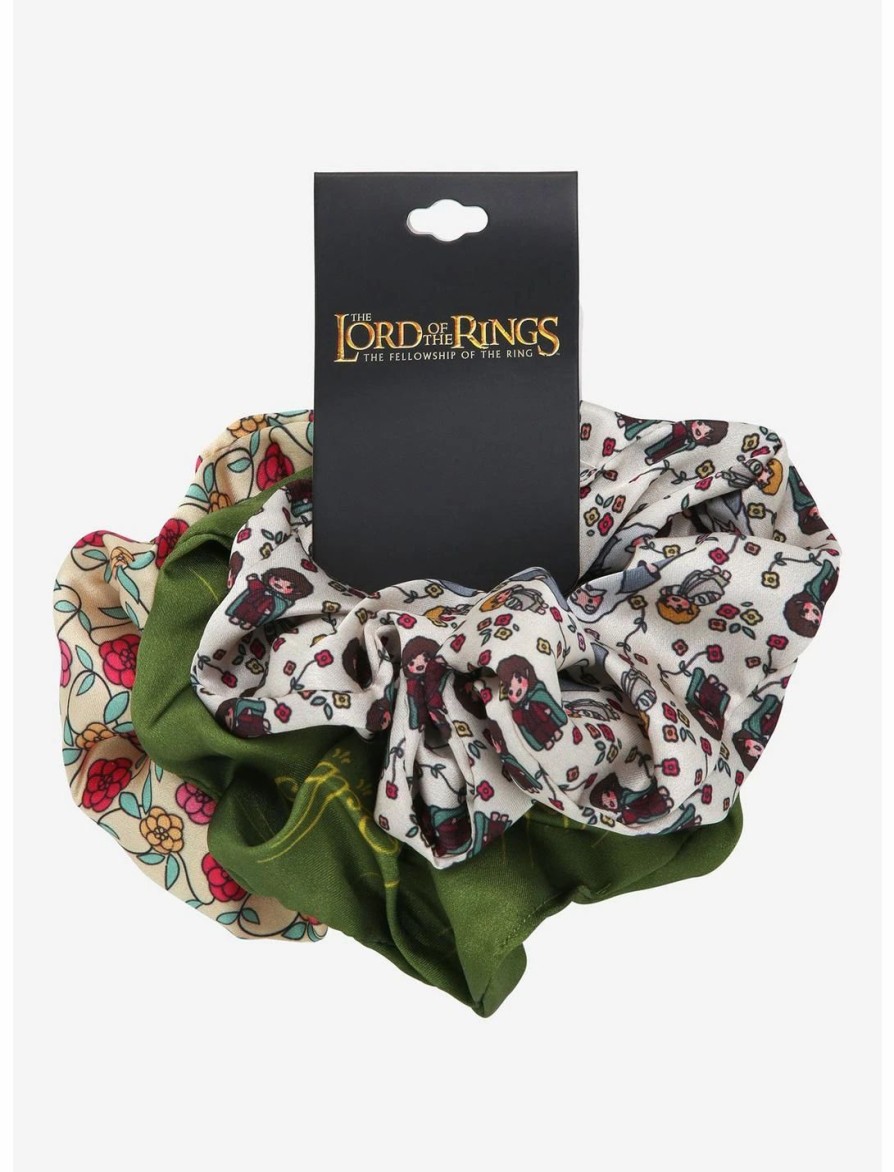 * Jewelry | Bioworld The Lord Of The Rings Icons Scrunchie Set