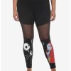 * Bottoms | Hunivers The Nightmare Before Christmas Jack & Sally Mesh Leggings Plus Size