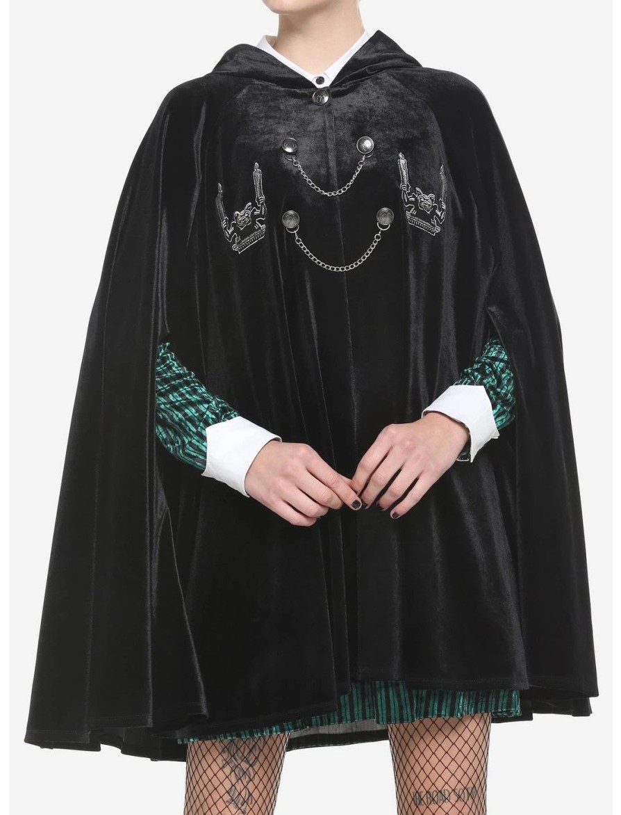 * Outerwear | Hunivers Her Universe Disney The Haunted Mansion Gargoyle Velvet Hooded Cape