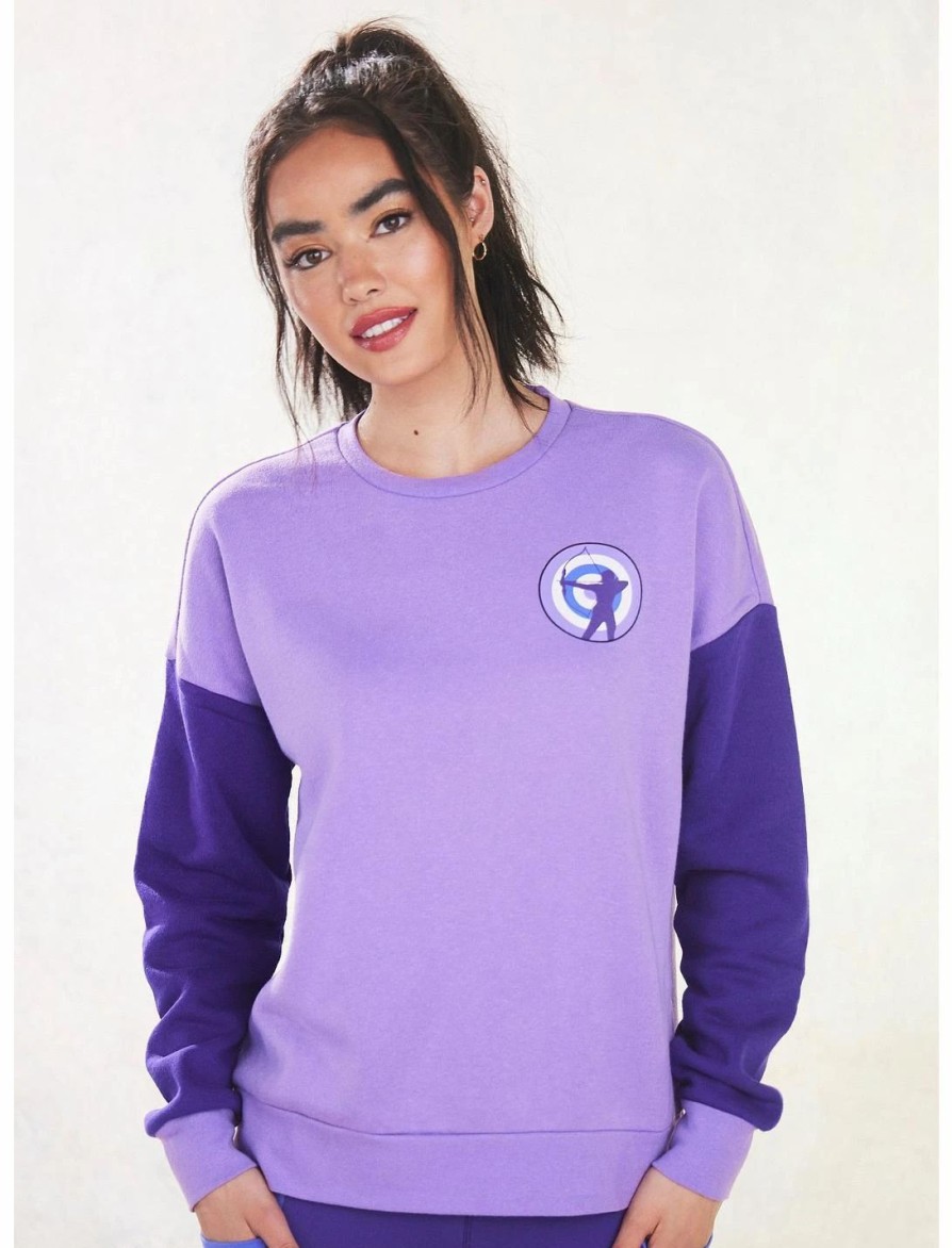 * Hoodies And Sweatshirts | Hunivers Her Universe Marvel Hawkeye Kate Bishop Sweatshirt