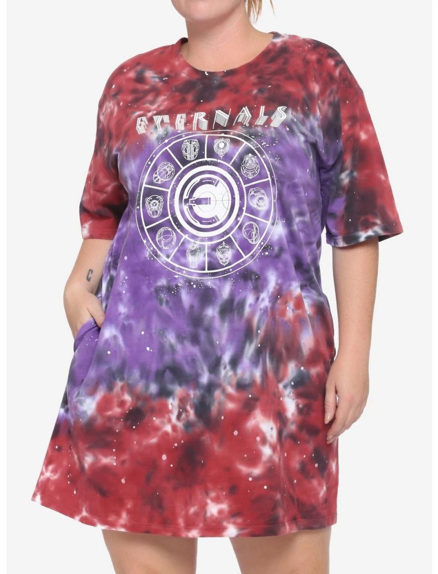 * Dresses | Hunivers Her Universe Marvel Eternals Cosmic Tie-Dye T-Shirt Dress Plus Size