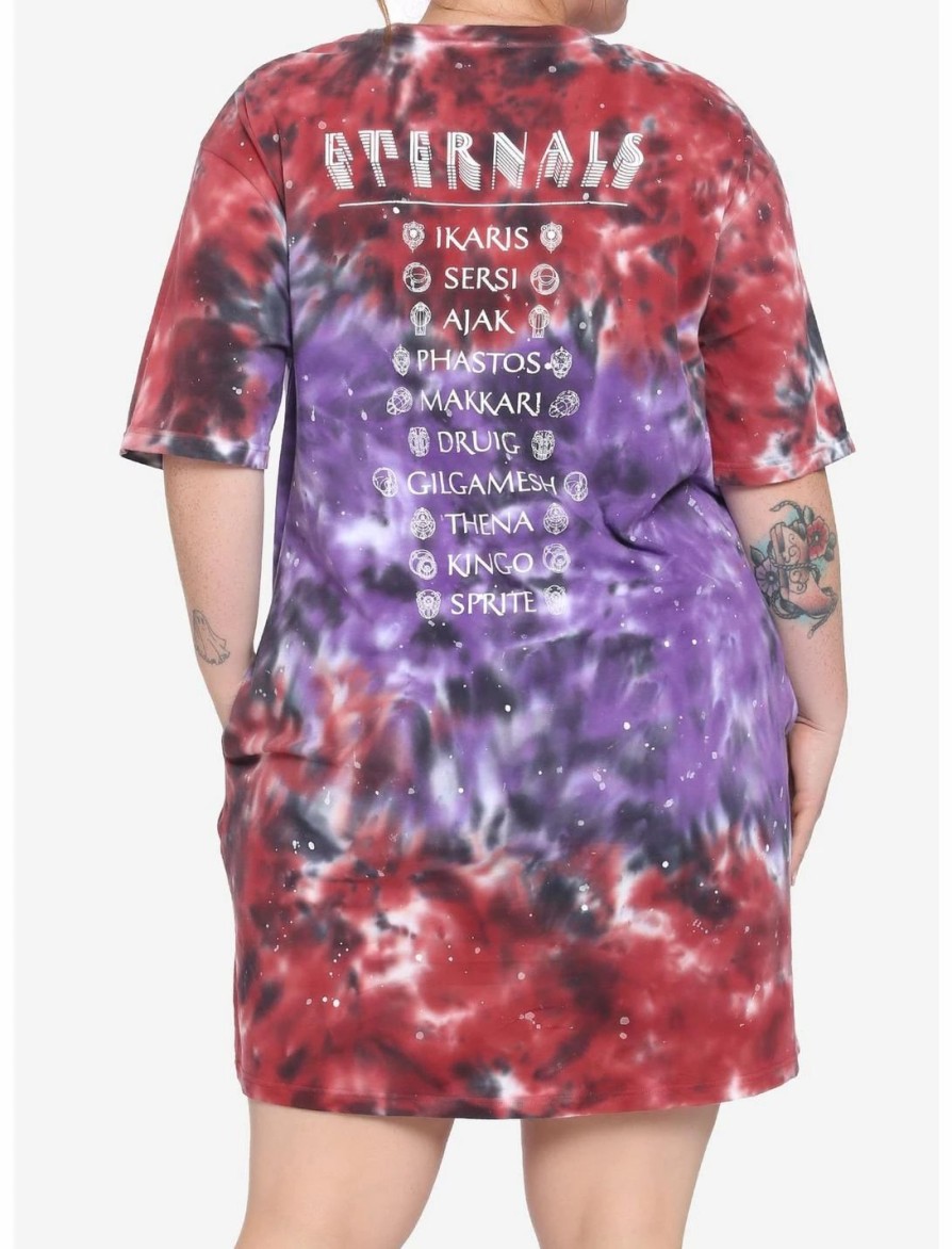 * Dresses | Hunivers Her Universe Marvel Eternals Cosmic Tie-Dye T-Shirt Dress Plus Size