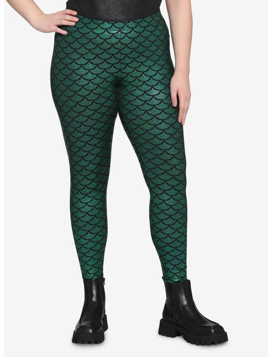 * Bottoms | Hunivers Mermaid Scale Leggings Plus Size