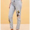 * Bottoms | Hunivers Her Universe Disney Mickey Mouse & Minnie Mouse Mom Jeans