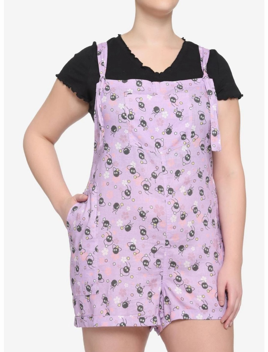 * Bottoms | Hunivers Her Universe Studio Ghibli Spirited Away Soot Sprite Soft Shortalls Plus Size