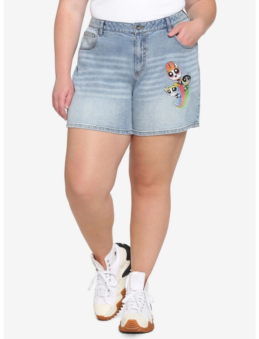 * Bottoms | Hunivers The Powerpuff Girls Trio Mom Shorts Plus Size