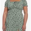 * Dresses | Null Green Butterfly Mushroom Empire Midi Dress Plus Size