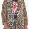 * Outerwear | Null Leopard Faux Fur Coat Plus Size