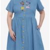 * Dresses | Hunivers Disney Winnie The Pooh Friends Denim Dress Plus Size