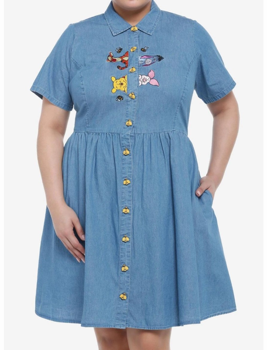 * Dresses | Hunivers Disney Winnie The Pooh Friends Denim Dress Plus Size