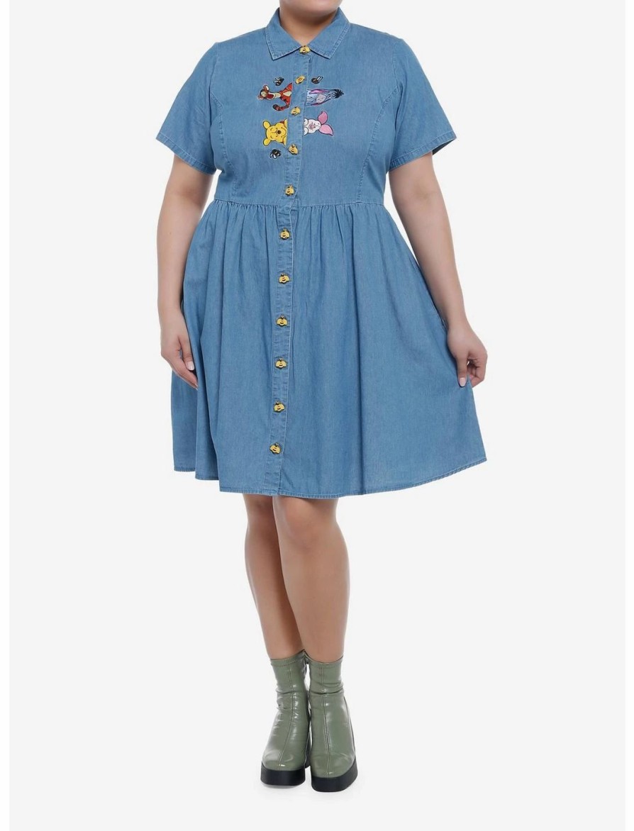 * Dresses | Hunivers Disney Winnie The Pooh Friends Denim Dress Plus Size