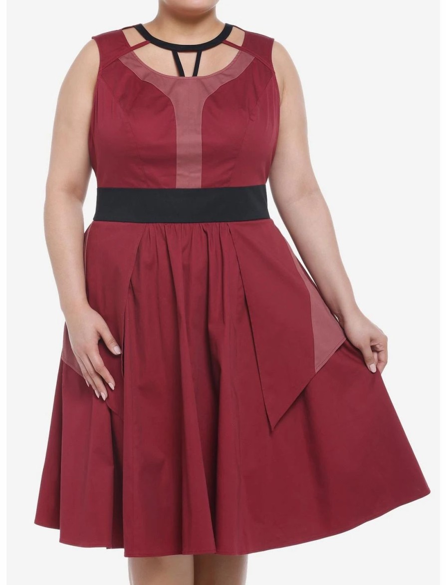 * Dresses | Hunivers Her Universe Marvel Doctor Strange In The Multiverse Of Madness Scarlet Witch Swing Dress Plus Size