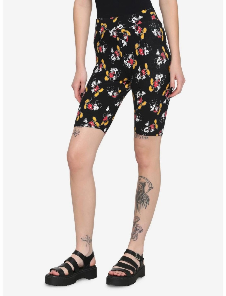 * Bottoms | Hunivers Disney Mickey Mouse Poses Bike Shorts