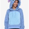 * Hoodies And Sweatshirts | Hunivers Disney Lilo & Stitch Sherpa Hoodie