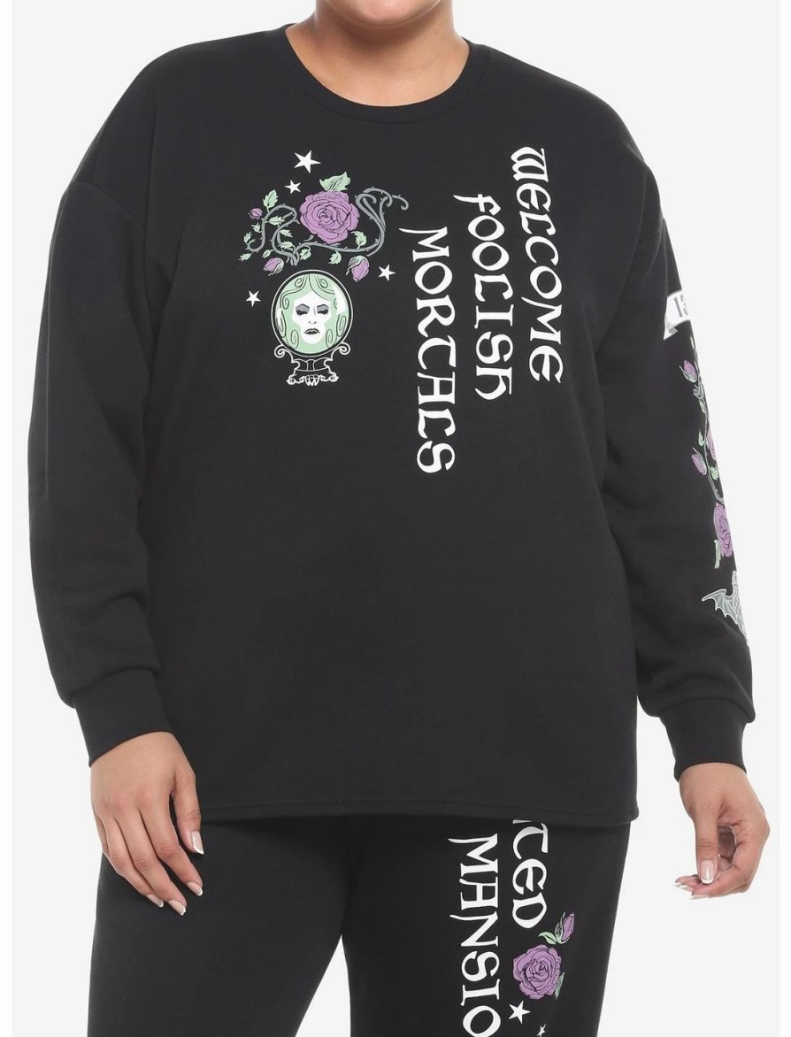 * Hoodies And Sweatshirts | Hunivers Her Universe Disney The Haunted Mansion Madame Leota Crop Sweatshirt Plus Size