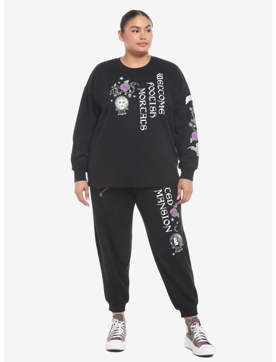 * Hoodies And Sweatshirts | Hunivers Her Universe Disney The Haunted Mansion Madame Leota Crop Sweatshirt Plus Size