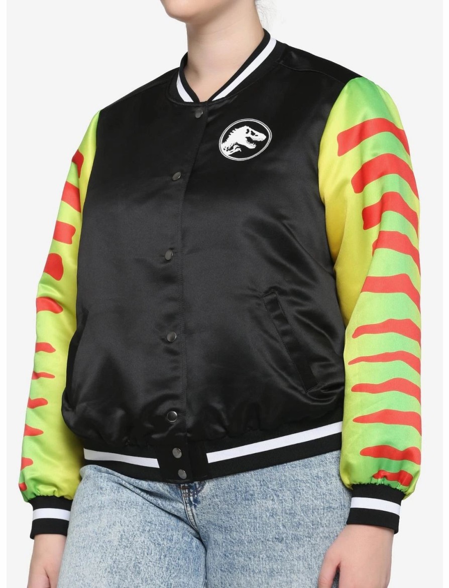 * Outerwear | Hunivers Her Universe Jurassic World Jeep Bomber Jacket Plus Size