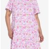 * Dresses | Hunivers Hello Kitty And Friends Pastel Collage Button-Up Dress Plus Size