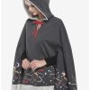 * Outerwear | Hunivers Her Universe Studio Ghibli Kiki'S Delivery Service Fuzzy Trim Poncho