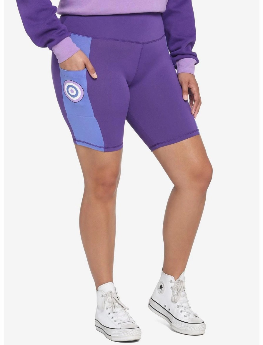 * Bottoms | Hunivers Her Universe Marvel Hawkeye Kate Bishop Bike Shorts Plus Size