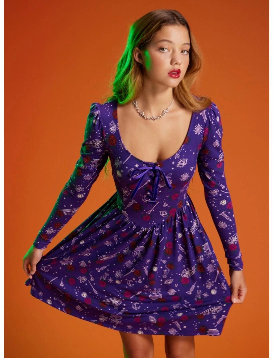 * Dresses | Hunivers Her Universe Disney Hocus Pocus Icons Lace-Up Dress