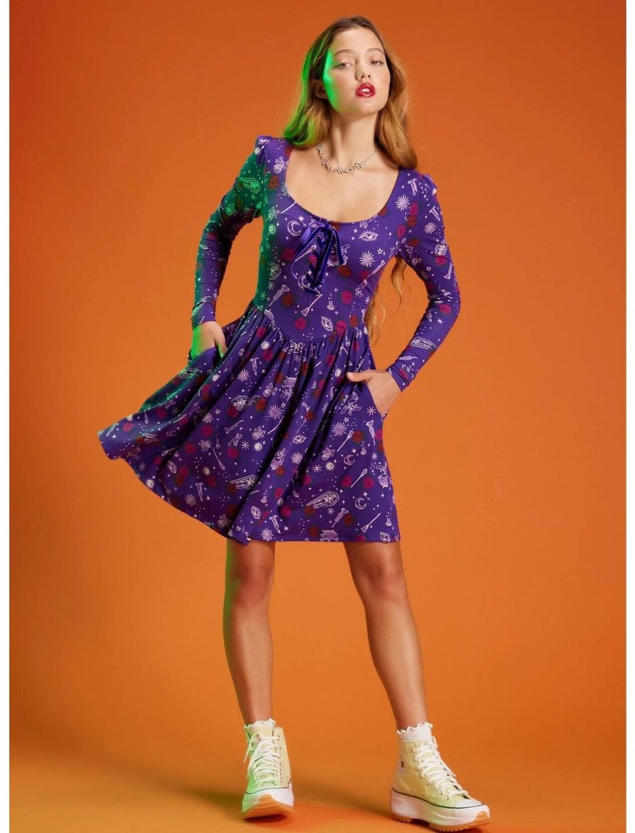 * Dresses | Hunivers Her Universe Disney Hocus Pocus Icons Lace-Up Dress