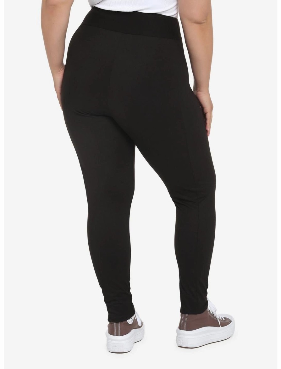 * Bottoms | Hunivers Black Leggings With Pocket Plus Size