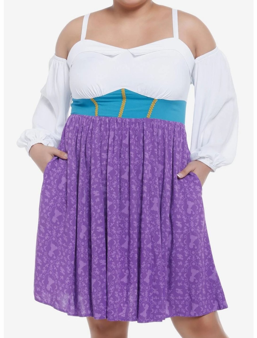 * Dresses | Hunivers Disney The Hunchback Of Notre Dame Esmeralda Cold Shoulder Dress Plus Size