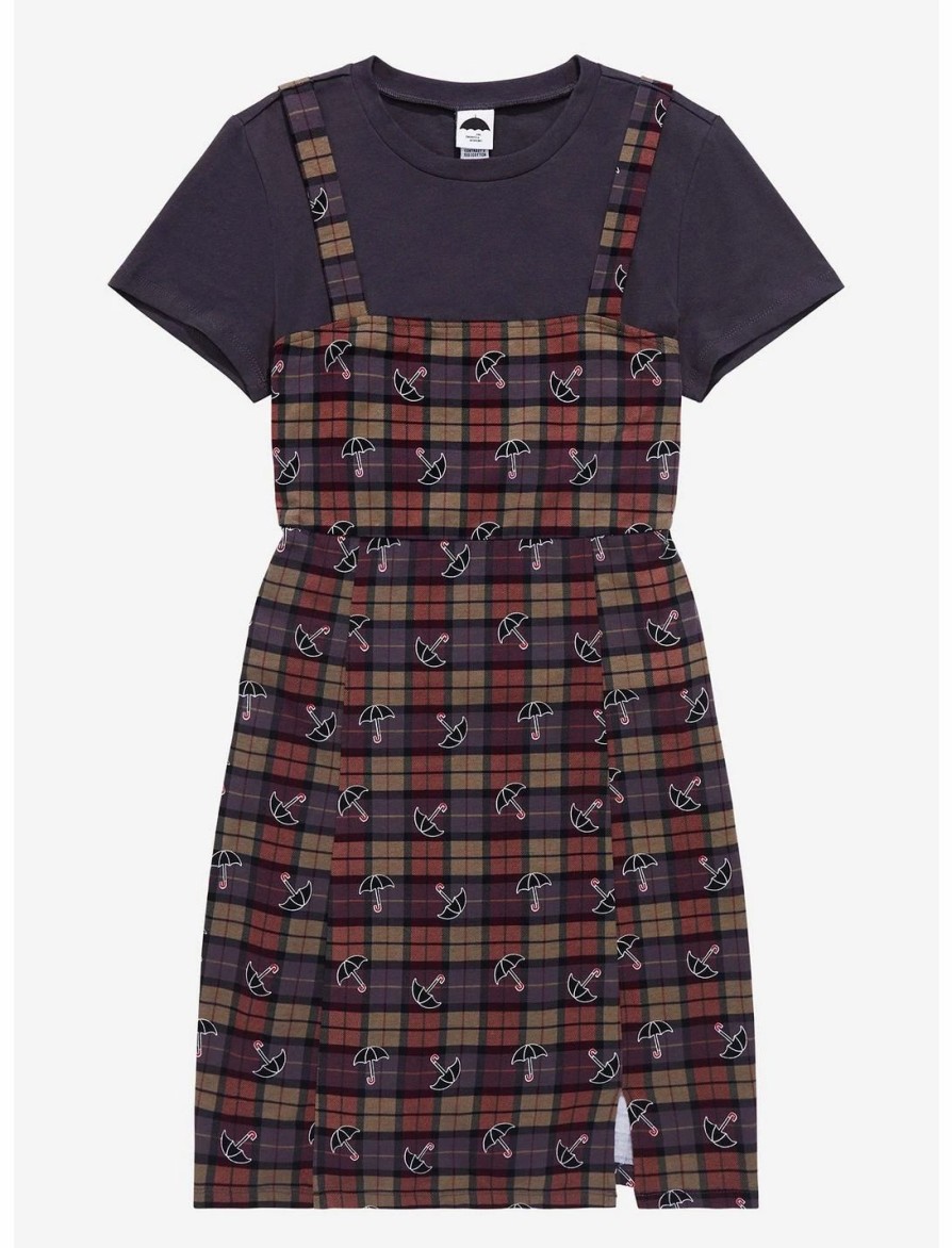 * Dresses | Hunivers The Umbrella Academy Plaid Twofer Dress Plus Size