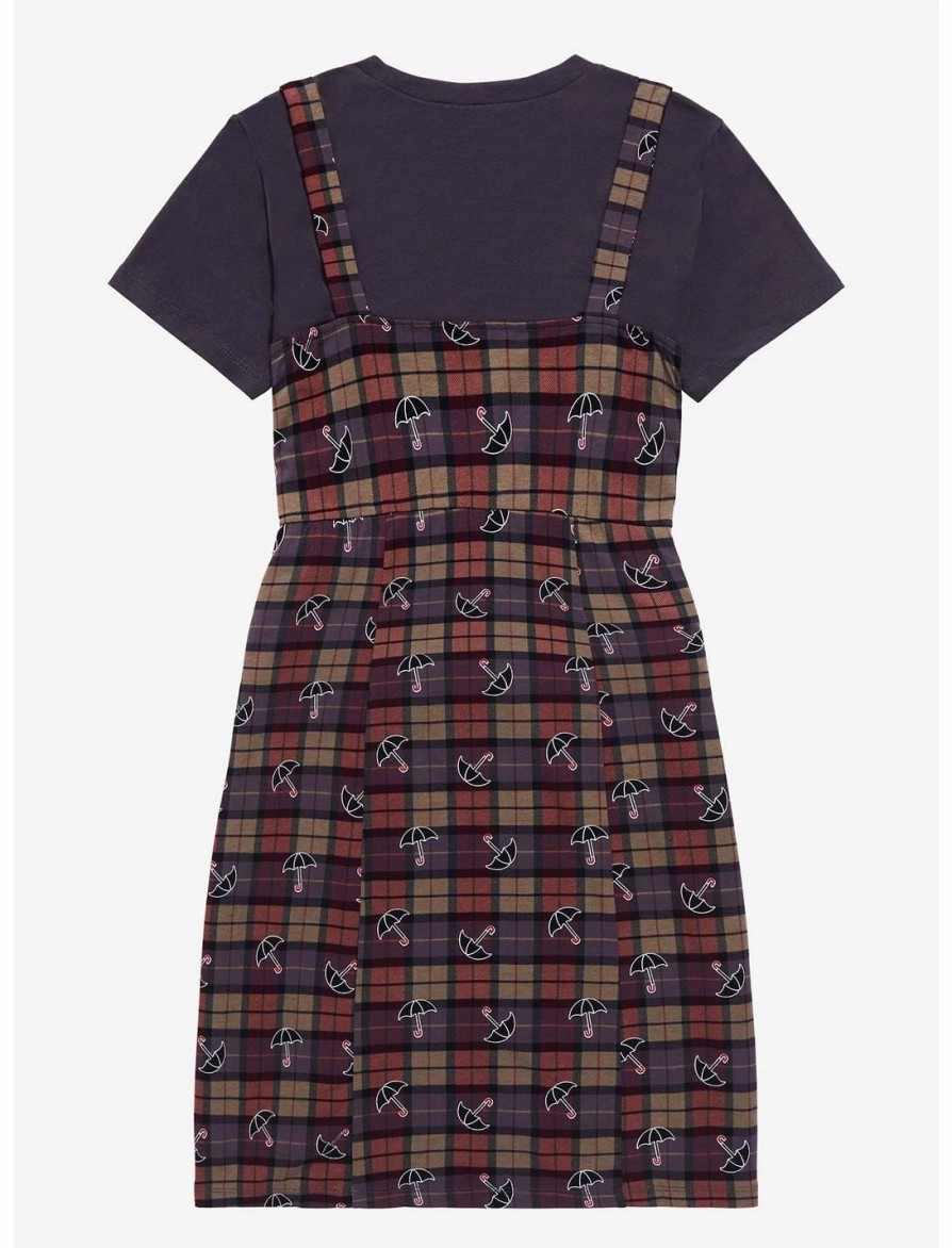 * Dresses | Hunivers The Umbrella Academy Plaid Twofer Dress Plus Size