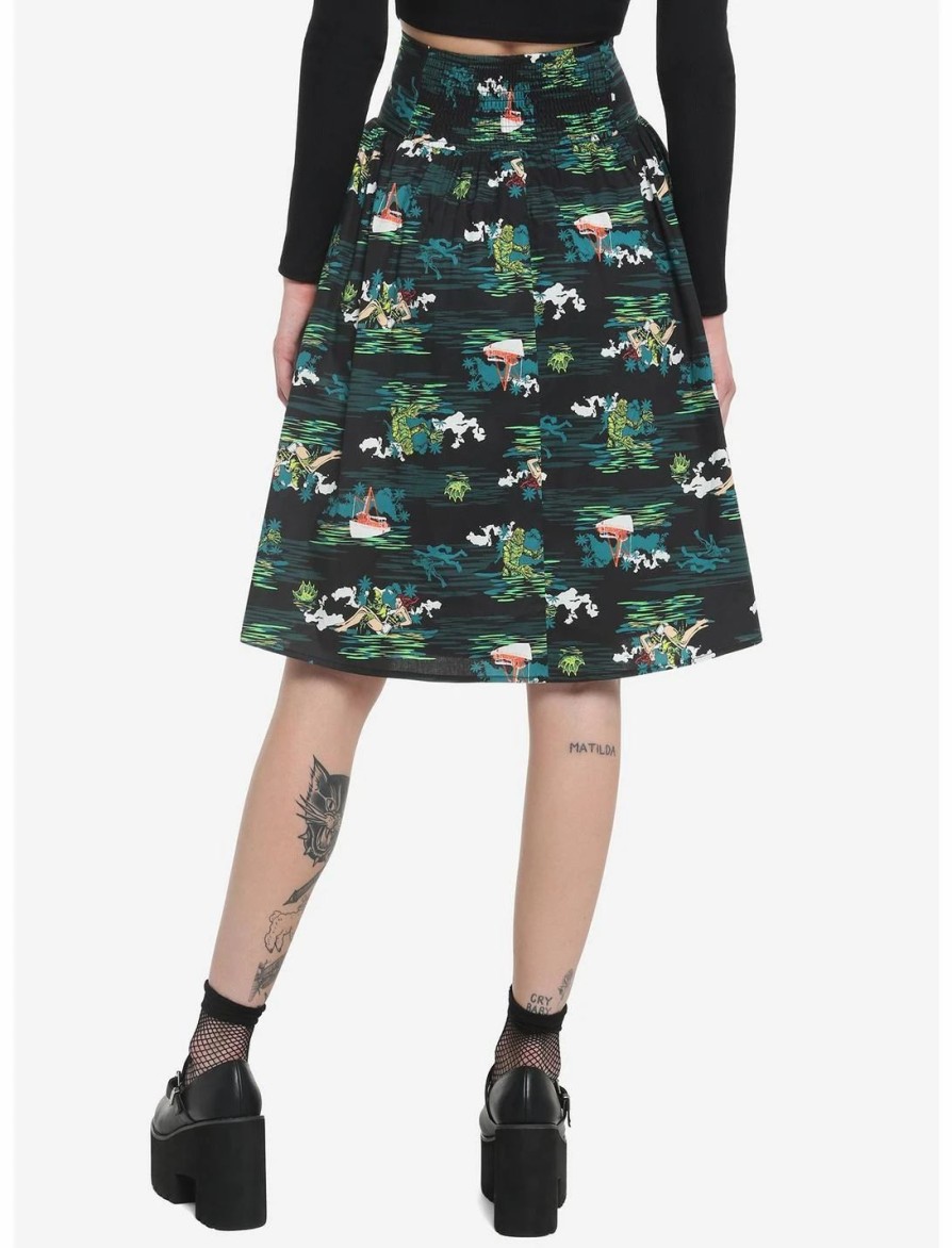 * Bottoms | Hunivers Universal Monsters Creature From The Black Lagoon Allover Print Skirt